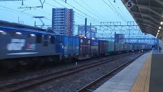 2018/3/3貨物列車1050レEF210‐164号機(新)牽引