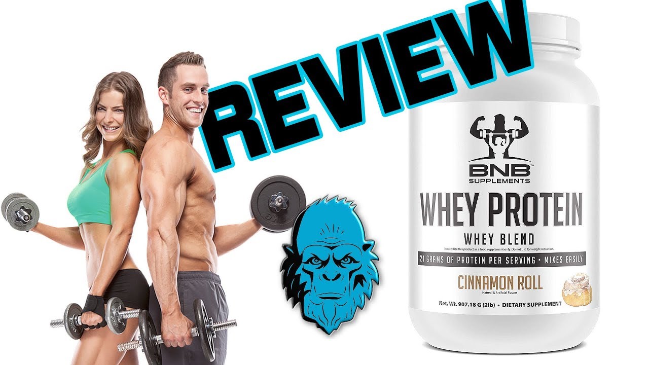BNB Supplements Whey Protein CINNAMON ROLL - Review