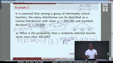 Lect.3D: Normal Distribution, More Examples