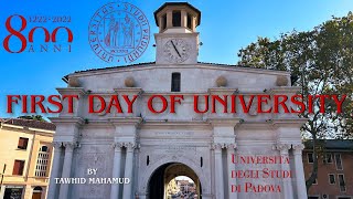 First Day at University | Università di Padova