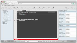 The Code Explorer and Editor