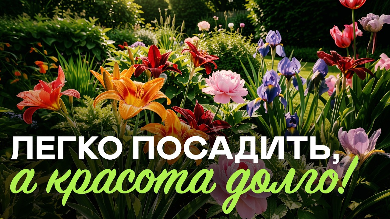 Сажайте ИМЕННО ЭТИ МНОГОЛЕТНИКИ - никаких хлопот