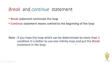 Part 4 3 Break and continue statement in java