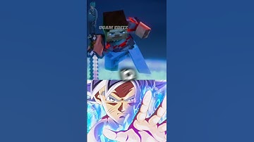 STEVE CREATIVE MODE VS MUI GOKU MANGA