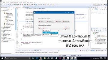JavaFX ControlsFX tutorial ActionGroup #2 ToolBar
