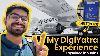 How to use the DigiYatra App | Live Footage from Airport | My Experience | Pratik Joshi screenshot 4