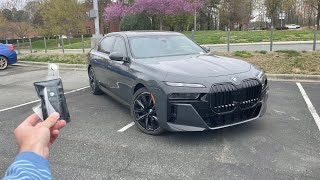 2024 BMW 760i: Start Up, Test Drive, Walkaround, POV and Review
