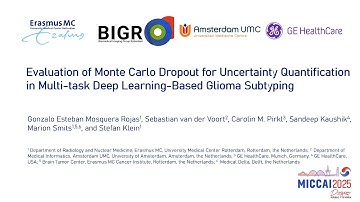 Evaluation of MC Dropout for Uncertainty Quantification in Deep Learning-Based Glioma Subtyping