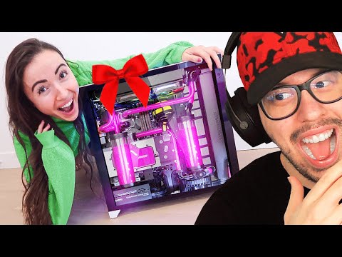 Video SURPRISING MY GIRLFRIEND WITH NEW GAMING PC!! - youtube