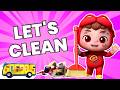 Clean Up Song🧹 | Learn With GoGoBus Gordon | Children Songs 🚍