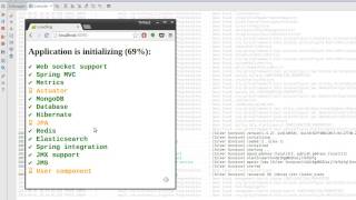Displaying progress of Spring application startup in web browser screenshot 5
