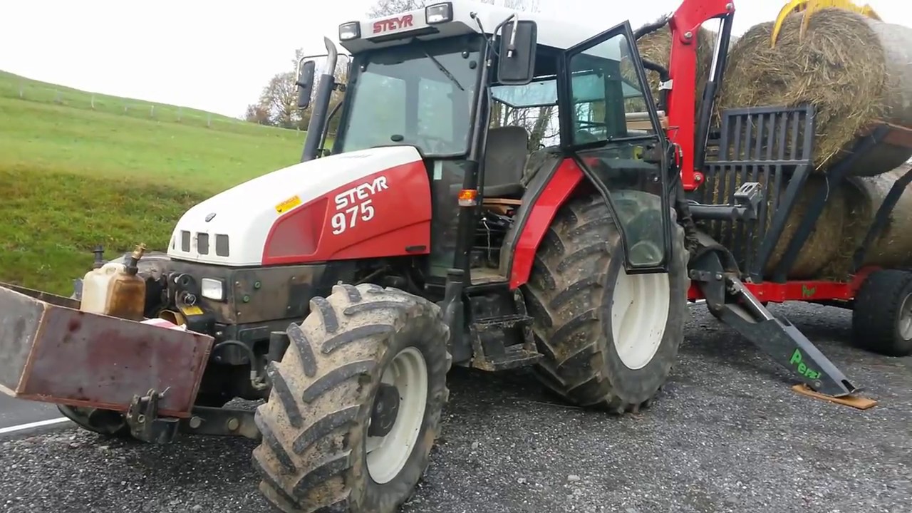 Streueballen Transport/Steyr 975+Perzl 4067