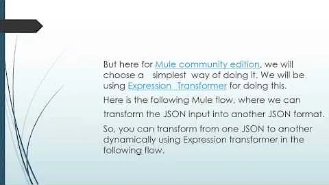 JSON to JSON transformation in Mule