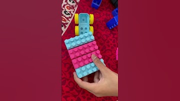 How to make a Tank toy for kids using building blocks  #shorts #block