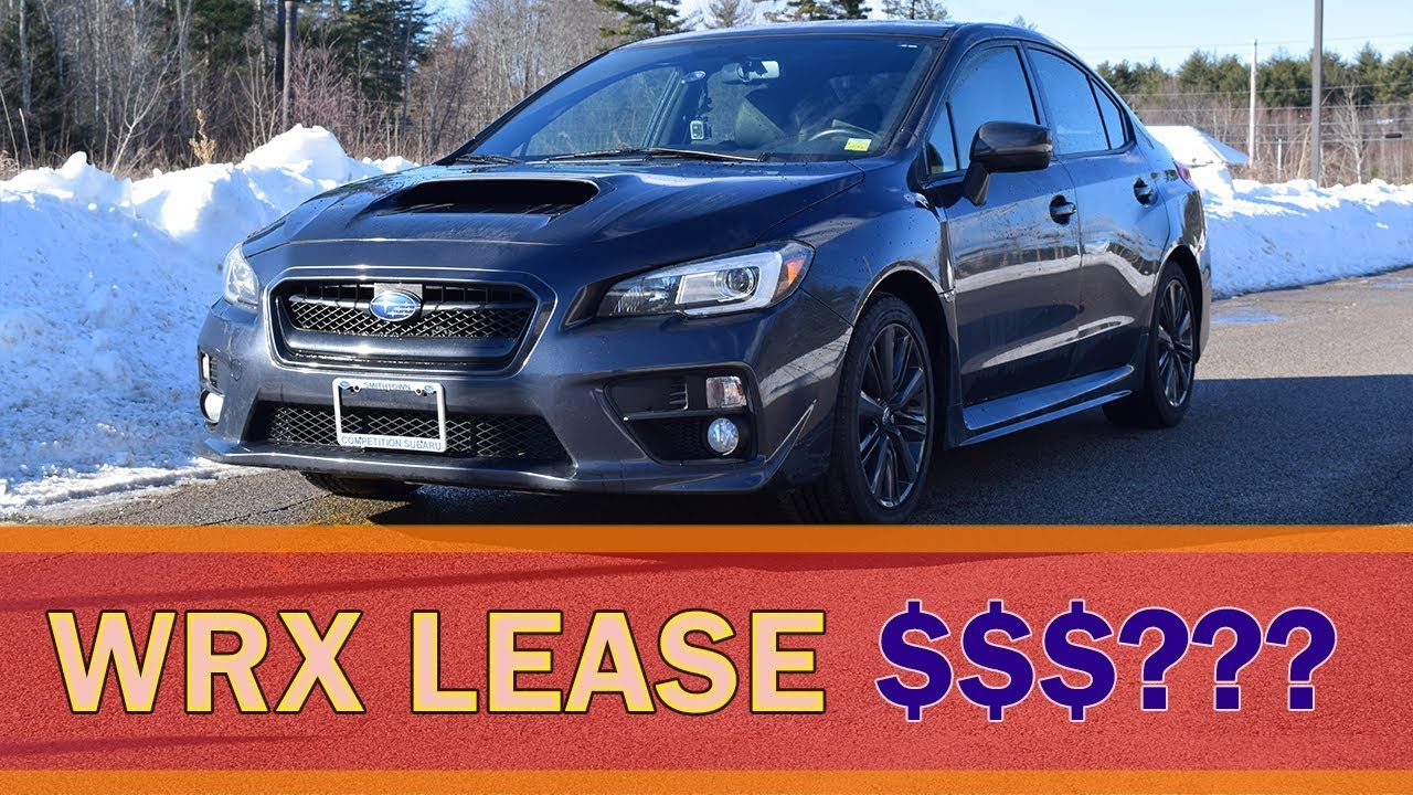 How Much Does It Cost To Lease A New 2018 Subaru Wrx Or Vlog 2