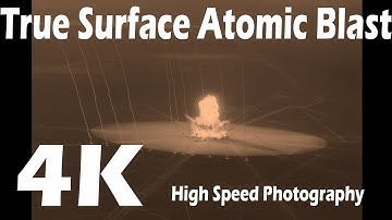 True Surface Nuclear Testing Underground