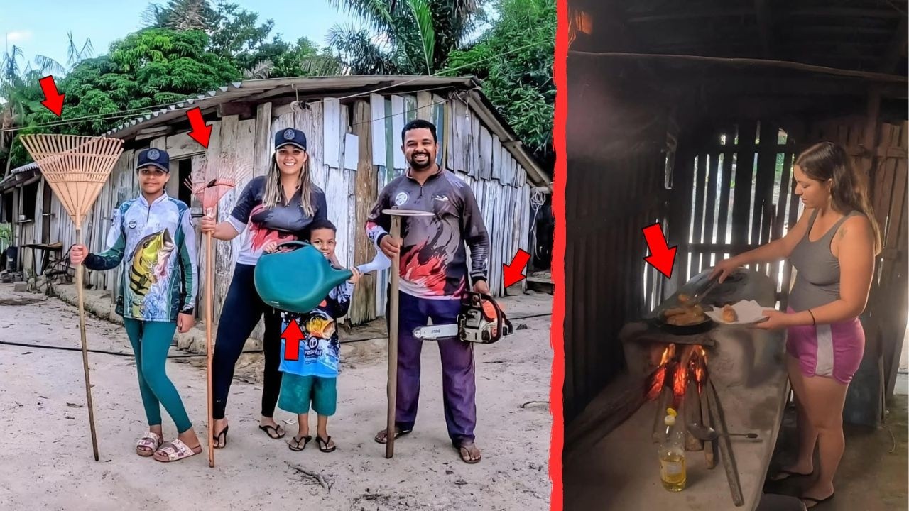 Trabalho duro na ilha, jantar no fogão a lenha e café da manhã abençoado! 😍