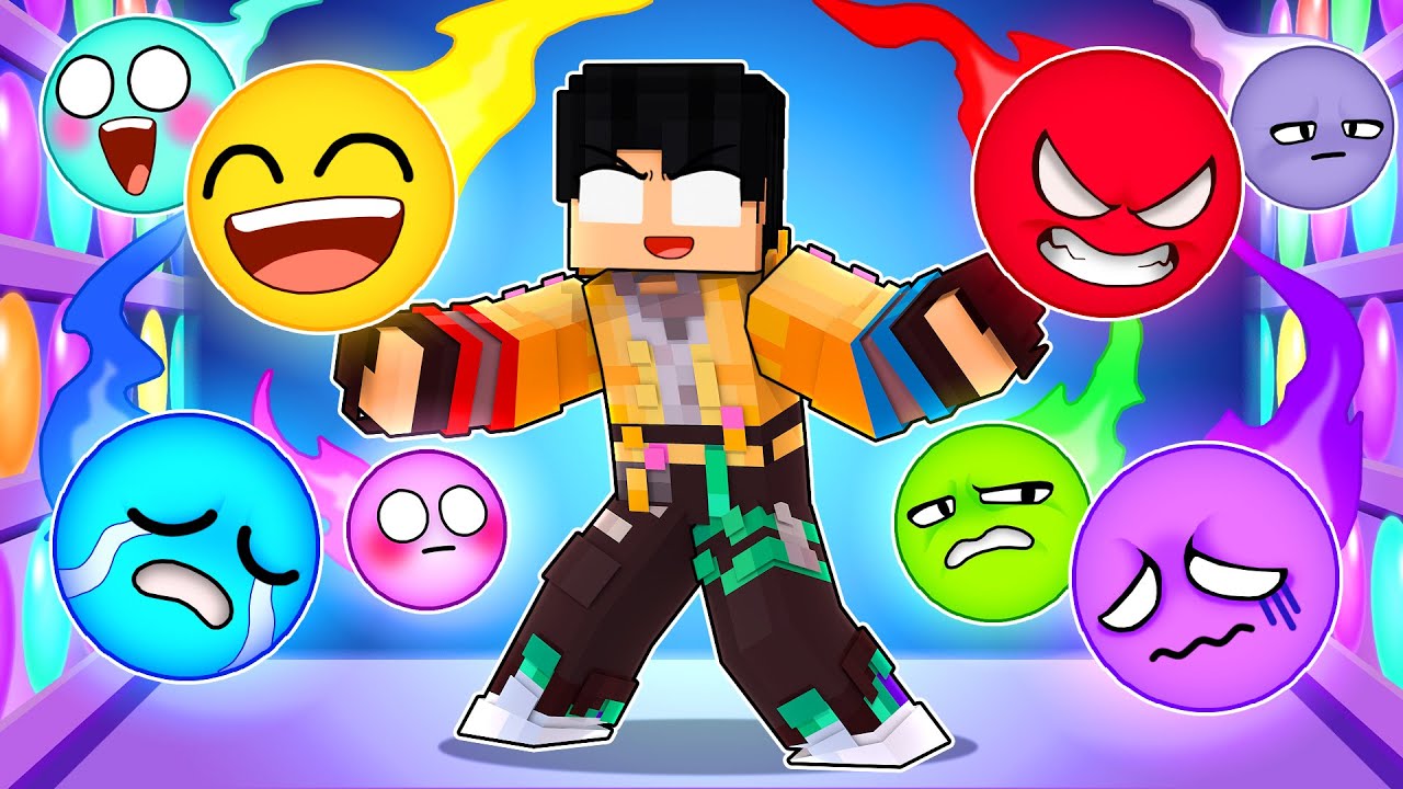 JOGANDO como MESTRE DAS EMOÇÕES no Minecraft