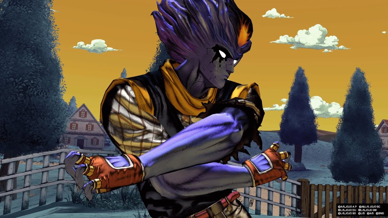 Jonathan vs Ikuro Hashizawa Jojo's Bizarre Adventure All Star Battle R 4K