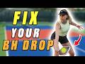 The #1 Backhand Drop Mistake (WHY YOU MISS)