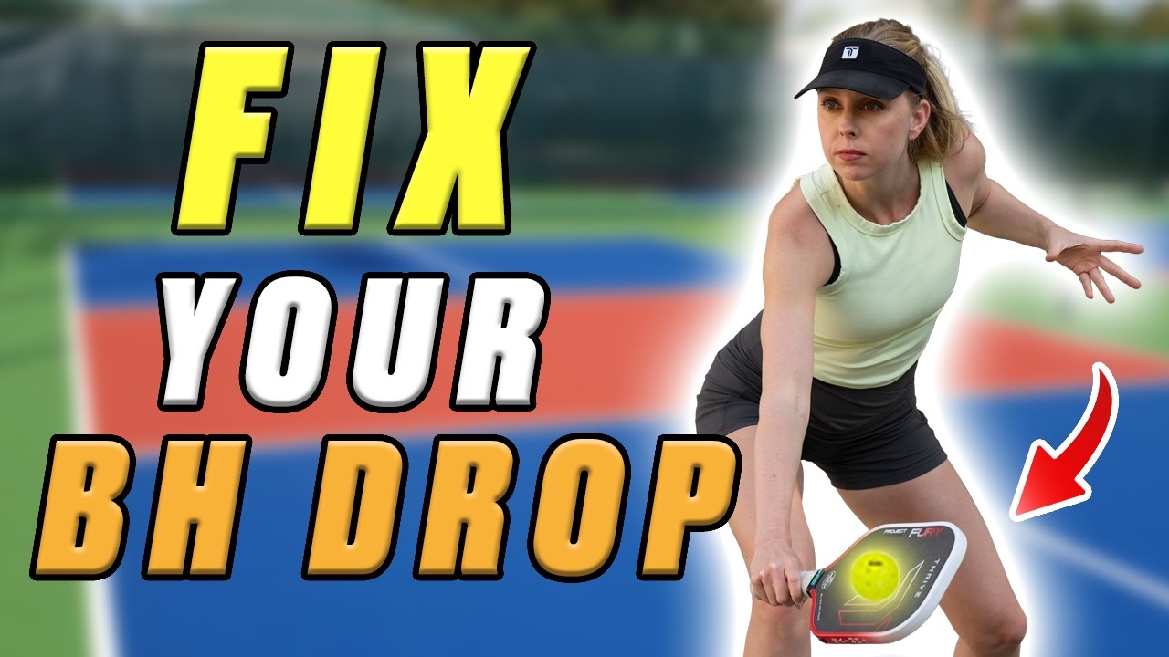 Pickleball's Backhand Drop: A Step-by-Step Guide