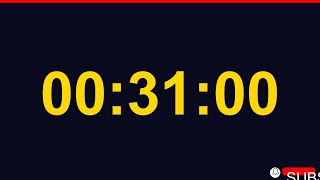 31 Minute Timer - 1860 Second Countdown Timer