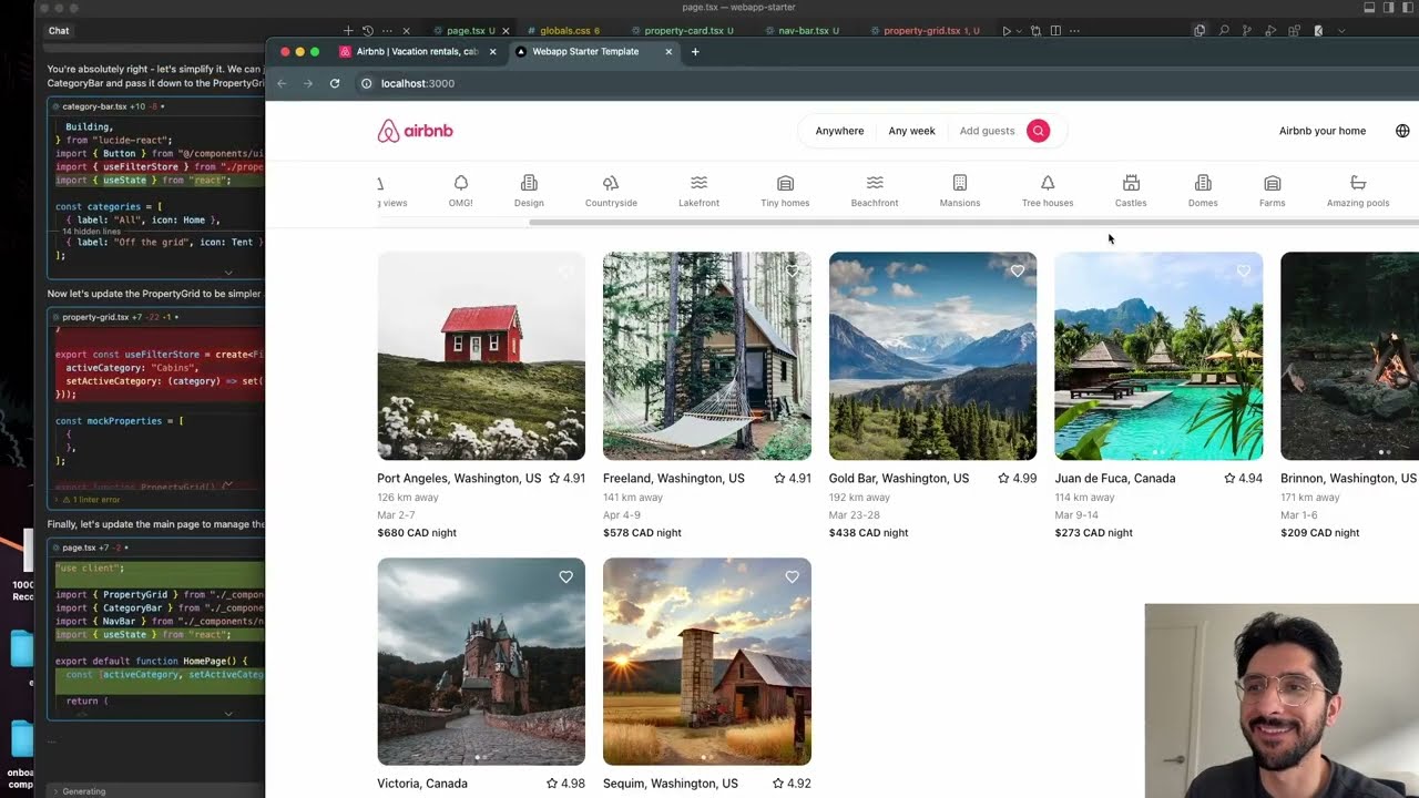 From Zero to Airbnb Clone in 10 Mins by  