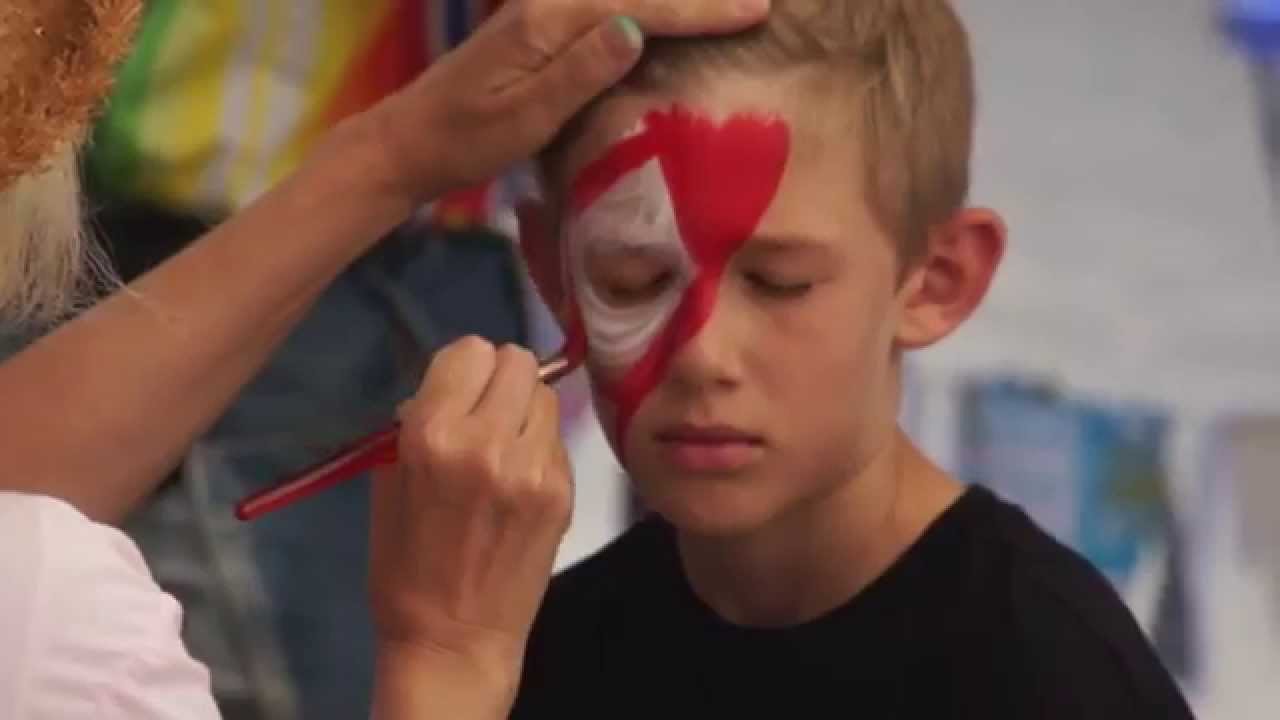 Kids Face Painting, Remsen Barnfest, September 2014 Upstate NY YouTube