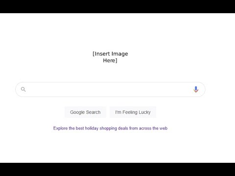 How to change the google logo to whatever you want using inspect. (Easy 2 minute voice tutorial)