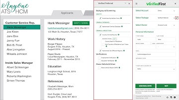 Verified First Integrated Background Screening Solutions