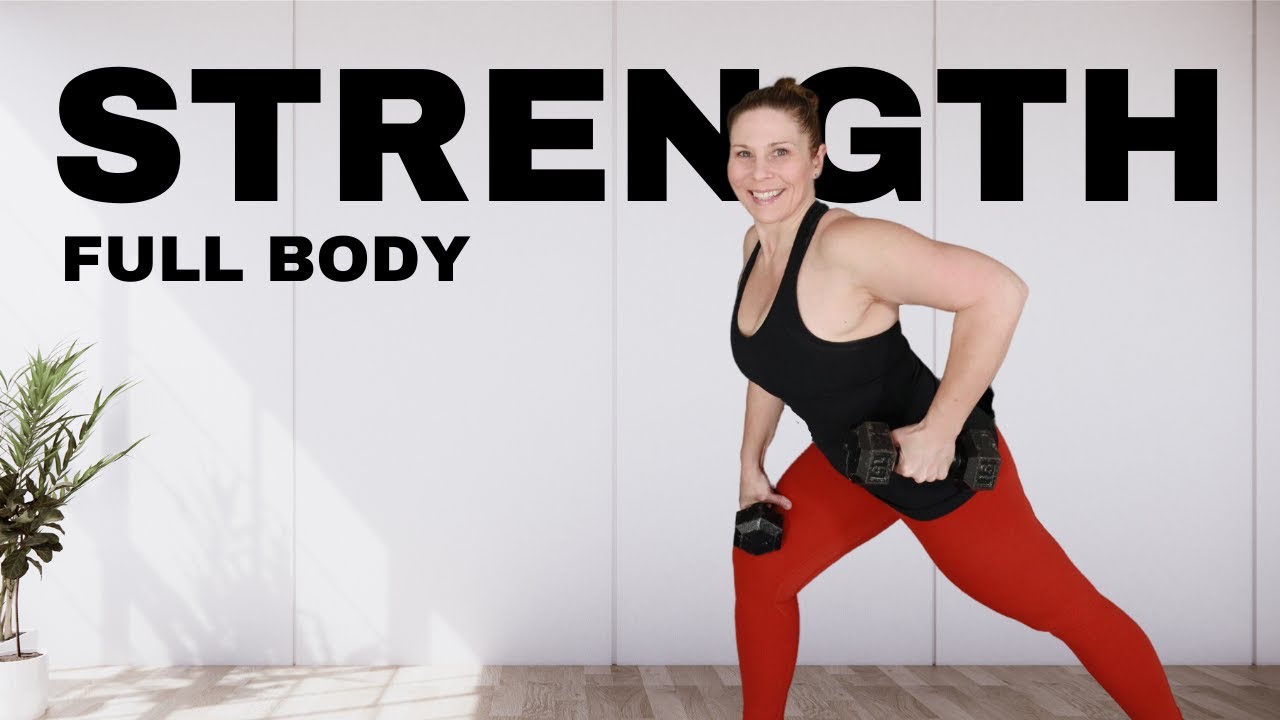 35 MIN FULL BODY STRENGTH TRAINING | at Home Workout - YouTube