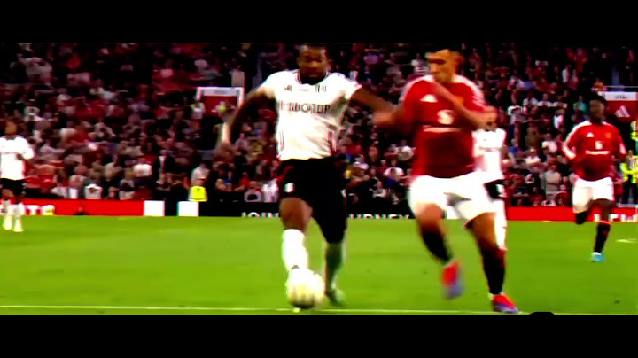 Manchester united vs Fulham Licha eating Adama