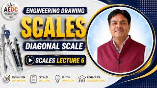 Diagonal Scale | Engineering Drawing & Graphics | Scales Lecture 6