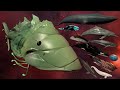Voltron Cosmic Whale Vs Space Whale & Dolphin Vs 3D Epic Whale, Monster Whale Size Comparison