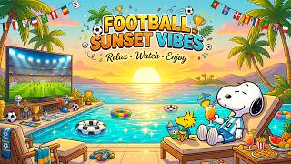 Football Fever & Jazz with Snoopy ⚽🎶 Cozy Cafe Music for World Cup Season screenshot 5