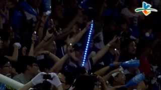20130705 CPBL 犀牛VS猿 花絮 lamigo球迷舉起手機一起跳舞