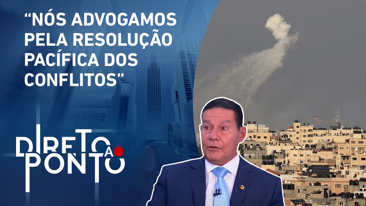 Mourão avalia posição do governo brasileiro em relação ao Hamas e ditaduras | DIRETO AO PONTO