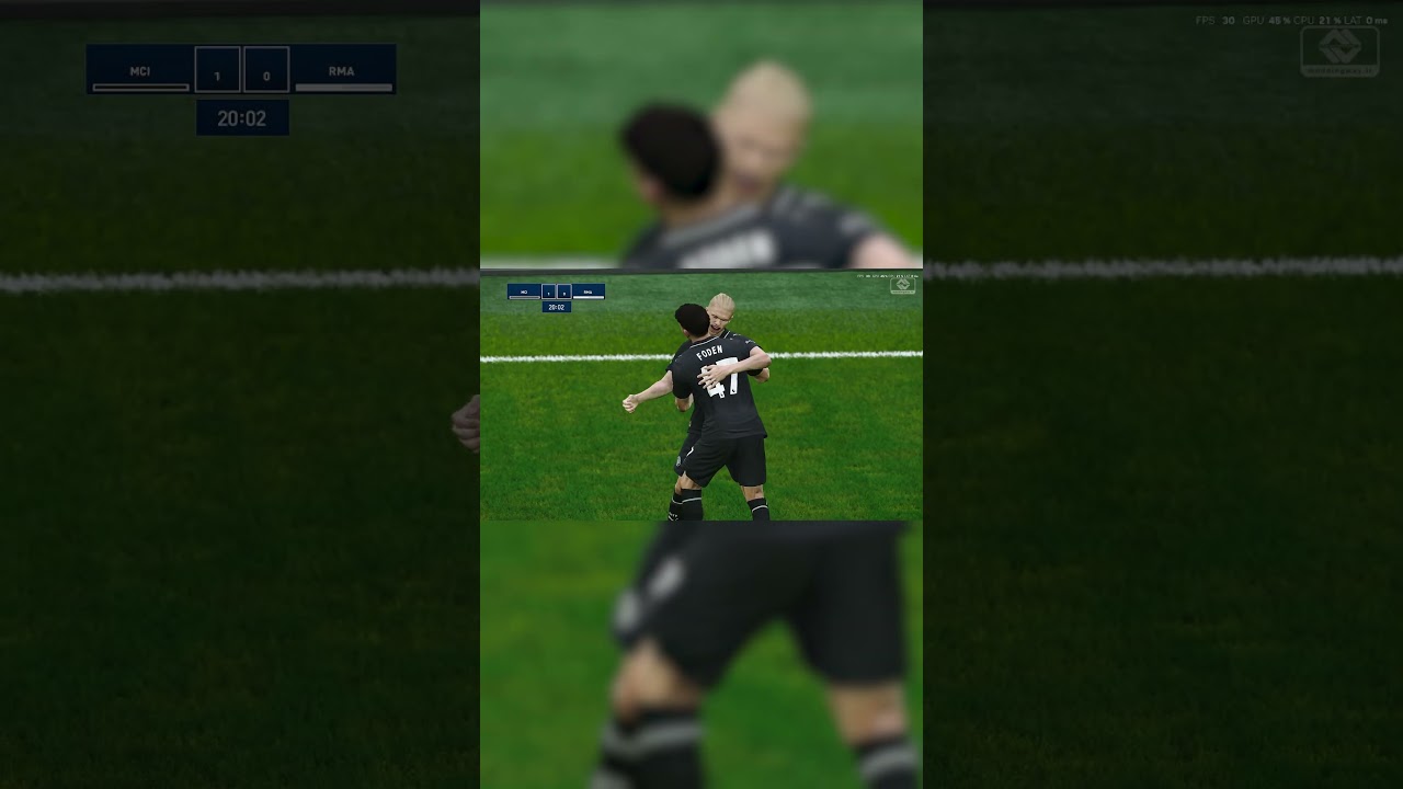 "Real Madrid vs Manchester City – Haaland’s Stunning Goal in PES 2021 Update!" 
