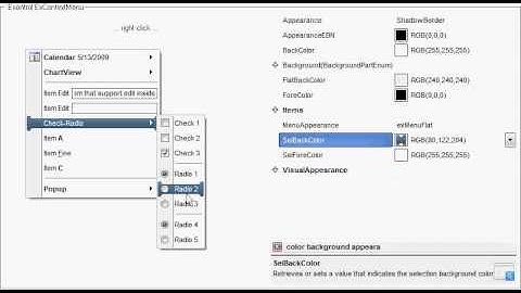 Exontrol ExContextMenu - First Look