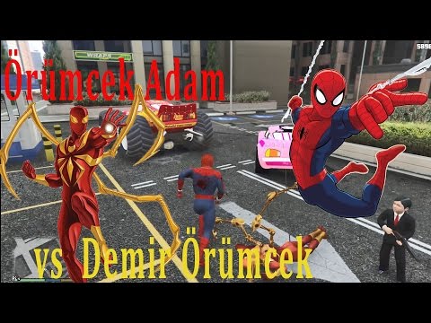 Örümcek Adam, Şimşek Mcqueen - Afacan Ve Demir Örümcek Adam Karşı Karşıya