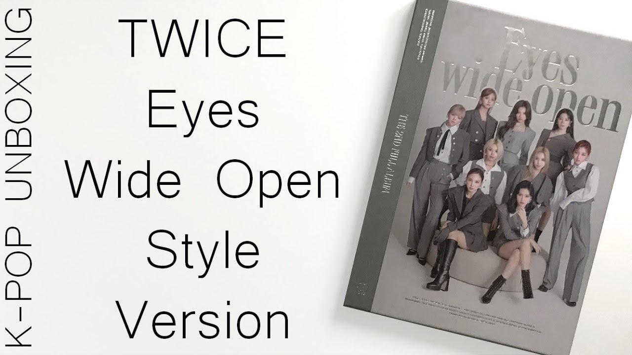 TWICE Eyes Wide Open Style Version (+ Photocard Reveal) | Unboxing