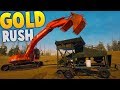 Gold Rush - Making Real Money Gold Mining! - Mobile Wash Plant Setup! - Gold Rush: The Game Gameplay