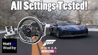 The Best Fanatec GT DD Pro Settings for Forza Horizon 6