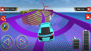 3D car stunts/ mega ramp car racing / android gameplay