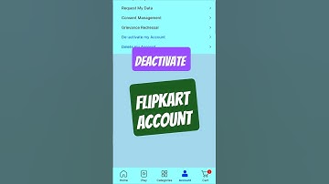 How to Deactivate Flipkart Account? #shortsfeed #trending #ytshorts