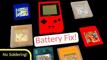 Gameboy Save Battery Replacement - No Soldering Req