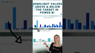 Highlight Values Above and Below Target in Power BI Using DAX and a Stacked Column Chart Highlight Values Above and Below Target in Power BI Using DAX and a Stacked Column Chart