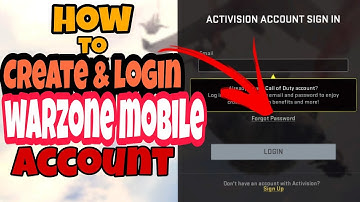 Call of Duty - How to Create Warzone mobile account/ How to Login Warzone mobile/ Activision Account