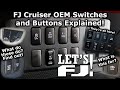 FJ Cruiser Switches and Buttons Explained - Everything you need to know!