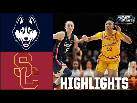 NCAA Tournament Elite 8: UConn Huskies vs. USC Trojans 